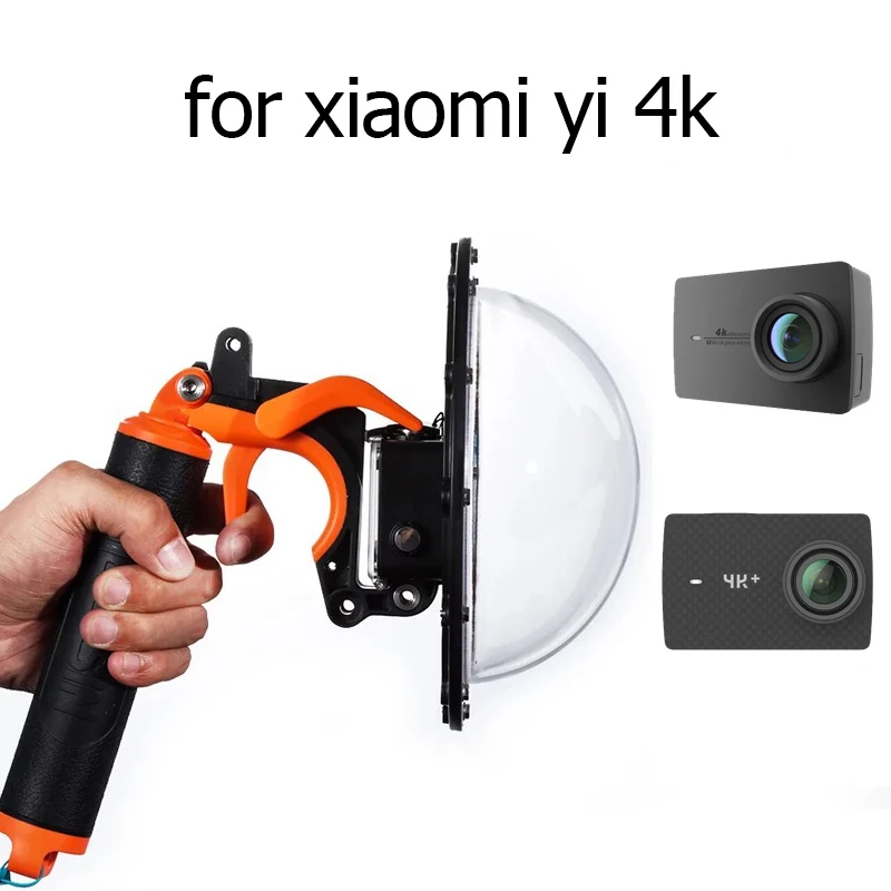 for xiaomi Yi 4k TUYU водостойкий SJ6 купольный порт для SJCAM SJ6 SJ7 камера полусферический аксессуары для корпуса 30 м купольная камера водостойкий купол - Цвет: for xiaomi Yi 4k