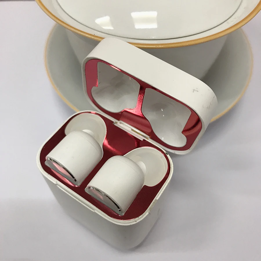 Защитная Наклейка для Xiaomi Airdots Pro чехол 18 k покрытый металлом защита от пыли Air