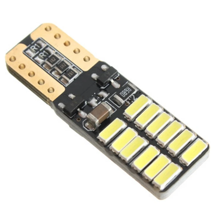 YSY T10 лампы 4014 24SMD 24 led Canbus ОШИБОК подкладке Light 194 168 W5W белый авто удара просвет лампа двери лампа без полярности
