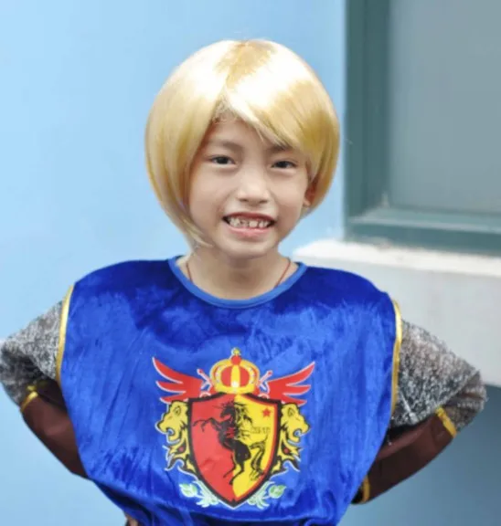 princess gold wig