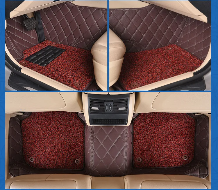 MyfmatcustomfootleathercarfloormatsforVOLKSWAGENALLSPACER