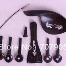 4/4 Скрипки части детали для скрипки, колышек упор для подбородка, подгриф хвоста endpin# W9