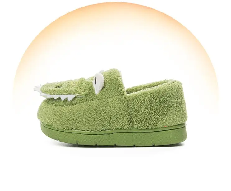 Feitos na China Crianças Interior Macio Pele Algodão Sapatos Quarto Bebê Anti-deslizamento Inverno Chinelos Quentes 2020 15 Computers & Electronics