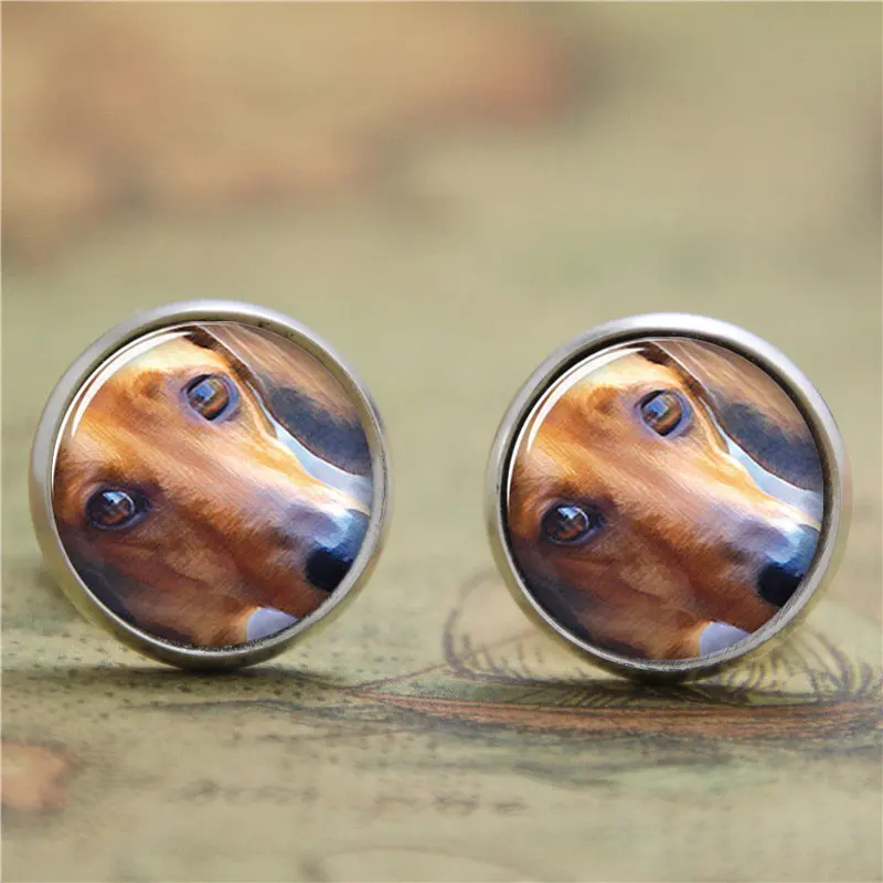 10 пар/лот Daschund серьги маленькую собачку которая имеет очень короткие ноги