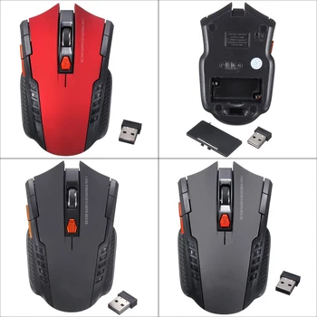 

NOYOKERE 2.4Ghz Mini Raton Inalambrico Optical 2000DPI Adjustable Professional Gaming Game Mouse Mice For PC Laptop Desktop