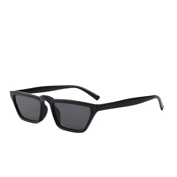 

Suprehot Small Square Eyebrow Special Design Black PC Frame UV400 Lens Sunglasses 20733