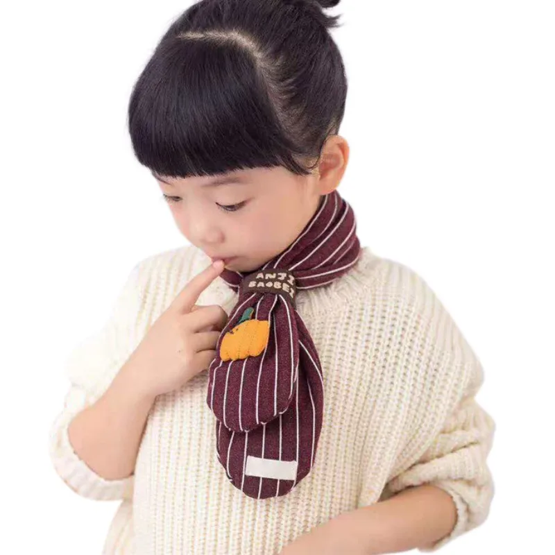 Baby Accessories Winter Children Scarf For Boys Girls Baby Scarf Cotton Thickened Scarves Baby Boys Girls Cartoon Scarves