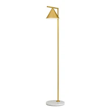 Captain flint Simple Modern Floor Light Kung brand E27 3W led lamp Creative standing lamp gold black body color lampshade Captain flint Simple Modern Floor Light Kung brand E27 3W led lamp Creative standing lamp gold black body color lampshade