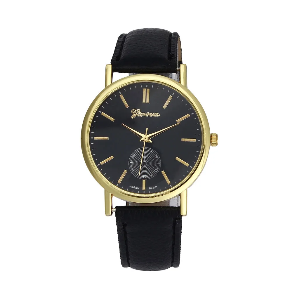 Popular Black Geneva Watch-Buy Cheap Black Geneva Watch lots from China ...