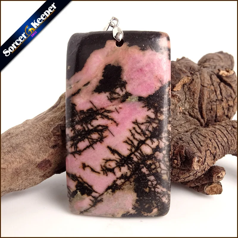

Real Female Natural Crystal Bijoux Femme Choker Necklaces Pendants Hand Made Pink Rhodonite Stone Beads For Jewelry Making ZS431
