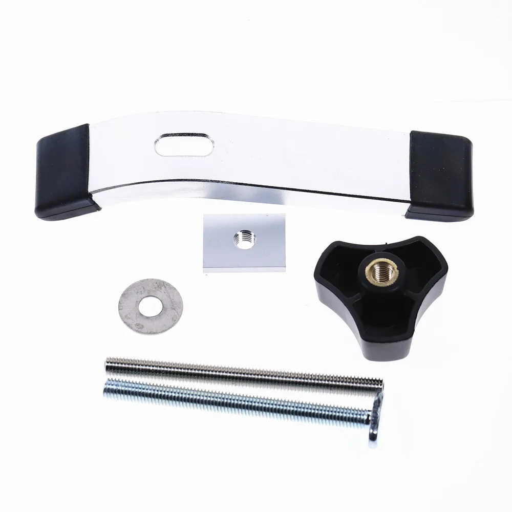 

1set 8mm Metal Quick Acting Hold Down Clamp Set for T-Slot T-Track DIY Woodworking S18 Drop ship