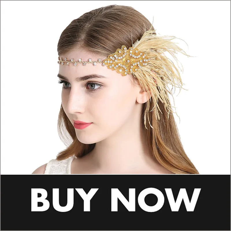 Vintage 1920s Flapper Headpiece Women S 20s Great Gatsby