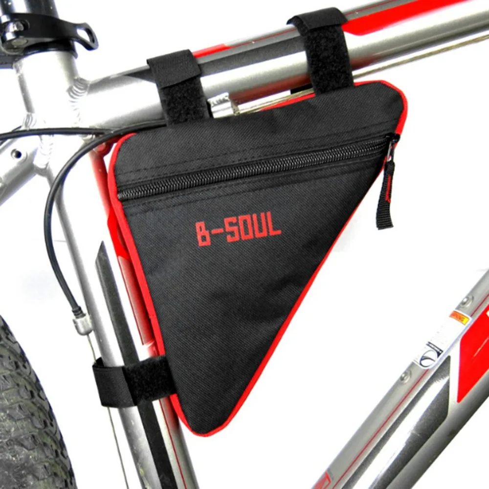 

B-SOUL Waterproof Triangle Cycling Bicycle Bags Front Tube Frame Bag Bike Holder Saddle Pouch Handlebar Bike Accessories Hot