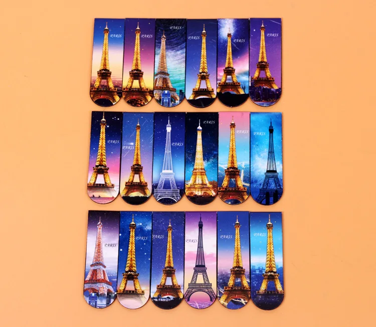 Effiel Tower магнитная закладка Парижская башня магнитные закладки для книг зажимы