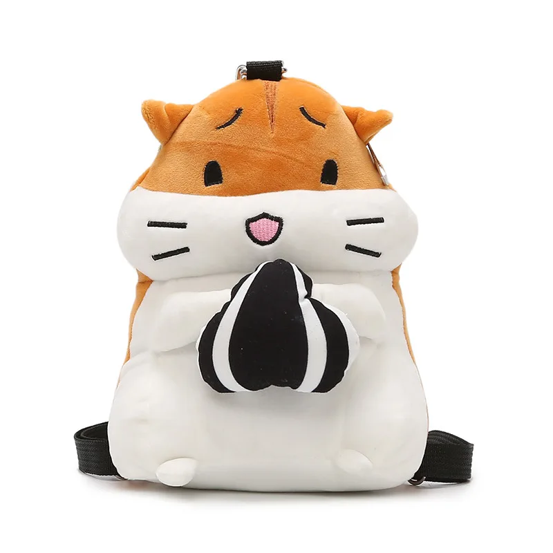 

Hamster Plush Backpack Cute Japanese Plush Hamster Backpack Plush Hamster Kids Toy Boys School Bag Gift For Little Girl
