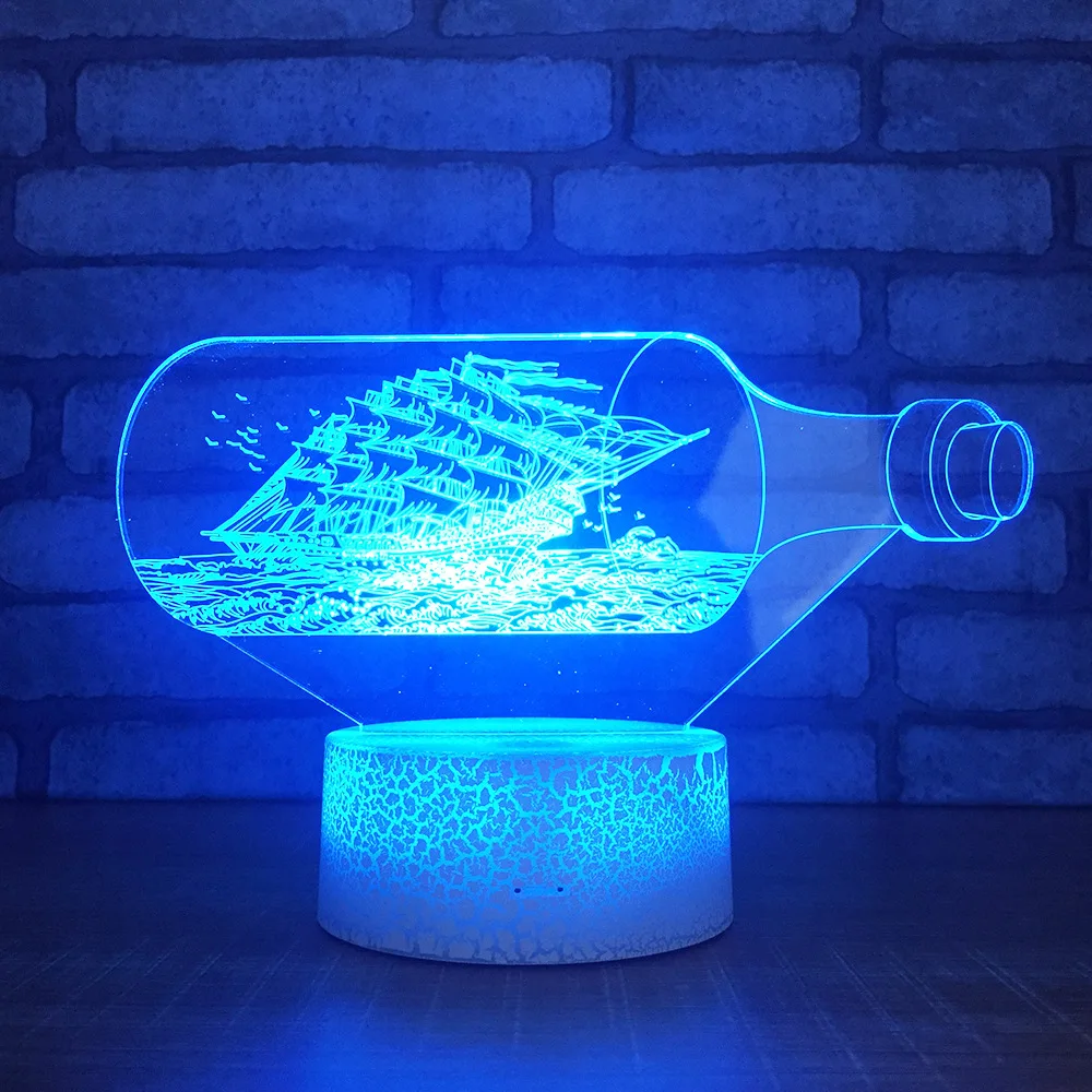 3d Красочные настольные лампы для гостиной спальни атмосфера прикроватная