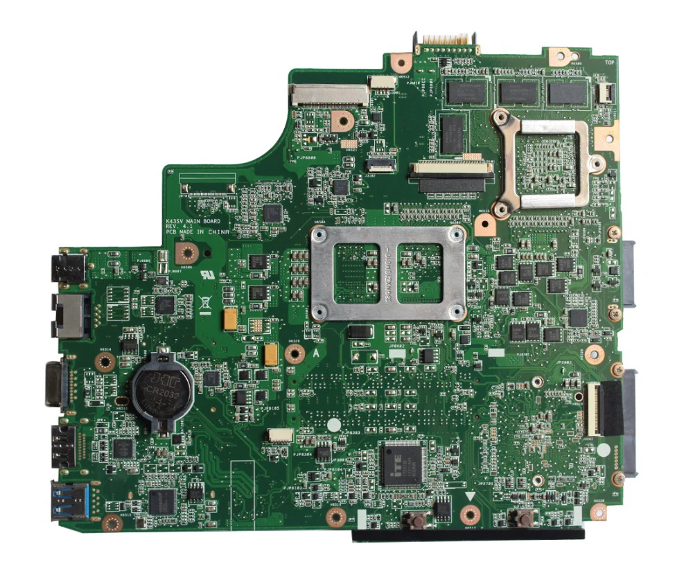 Материнская плата K43SV REV4.1 GT540M 1 ГБ USB3.0 для For Asus K43SJ A43S X43S материнская ноутбука