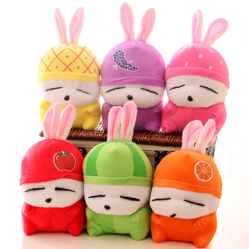 

20cm 6pcs /set  Fruit MashiMaro Plush Stuffed Rabbit  Keychian  Toy