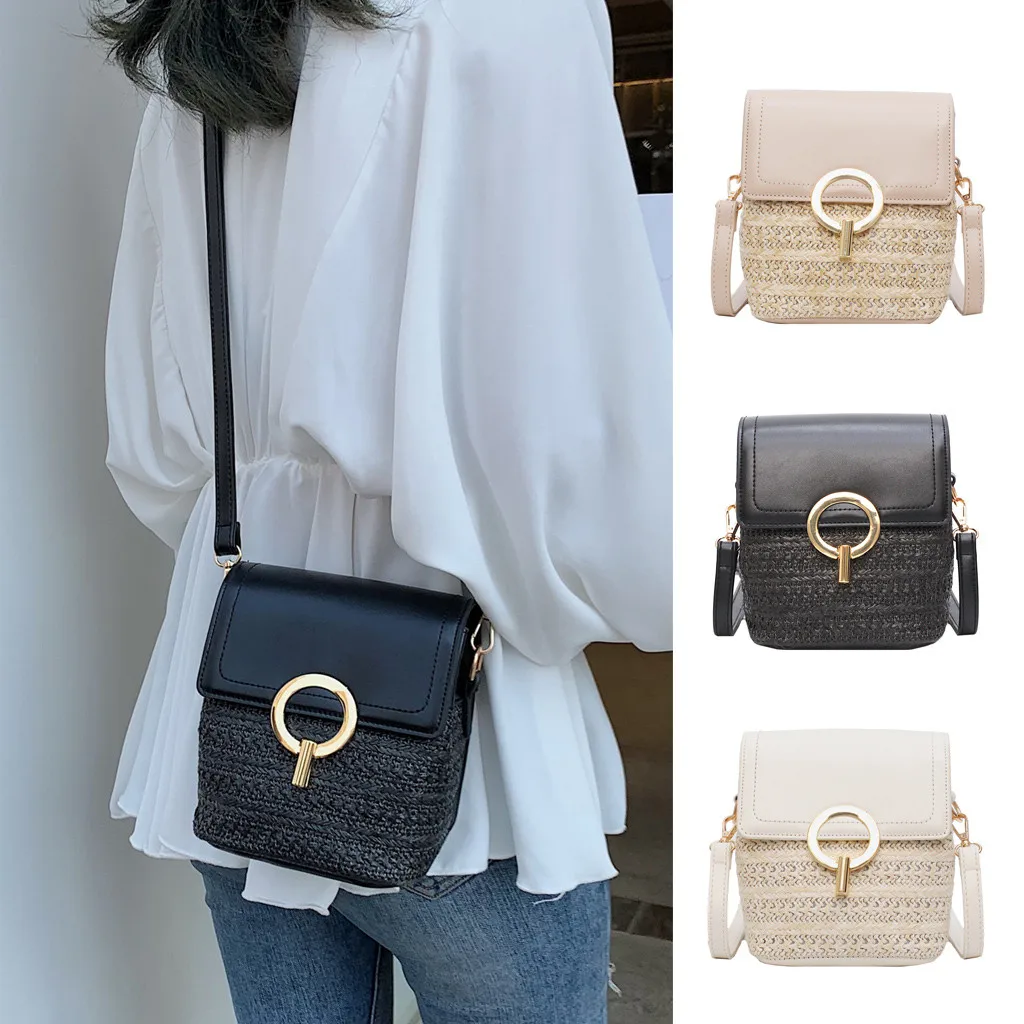 

2019 National Handbags Designer Fashion Women Retro Weave Leather Bag Crossbody Bag Shoulder Bag Messenger bags#35