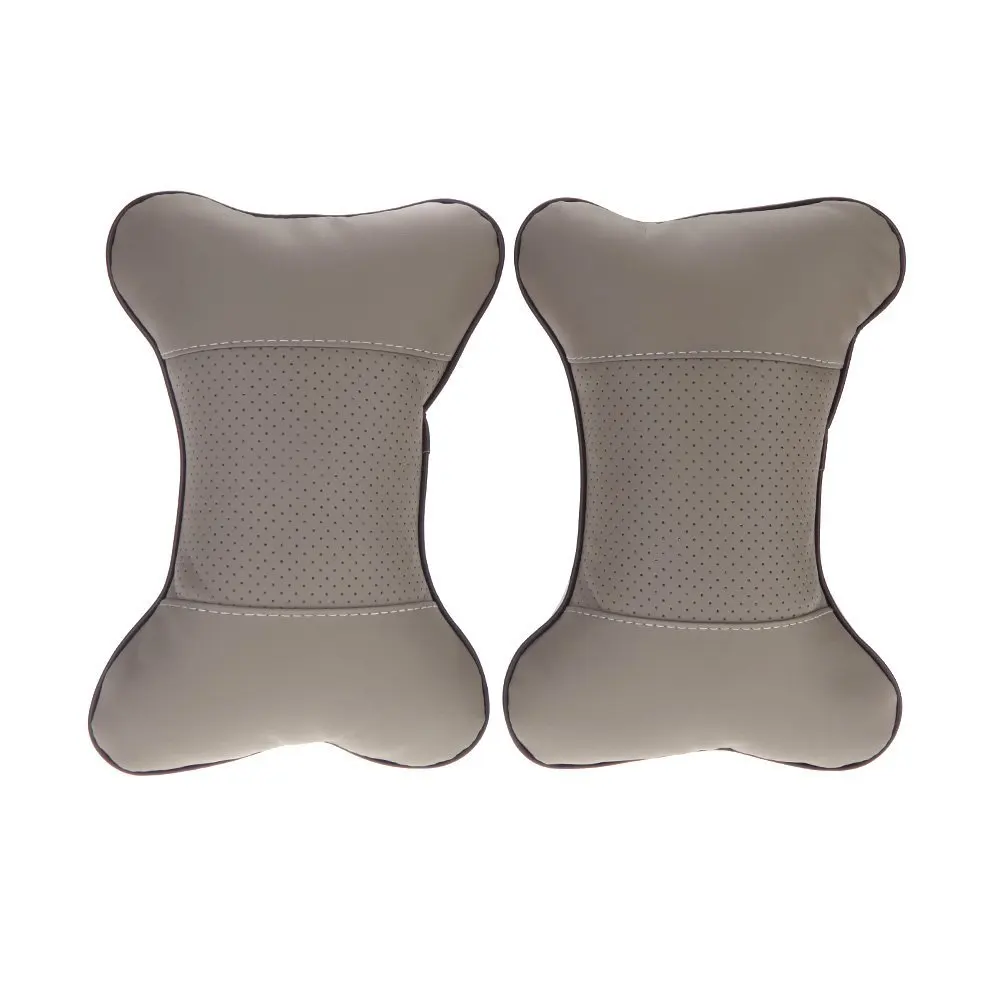 2pcs Car Neck Pillow/ Headrests / cervical Car support(Gray)in Seat