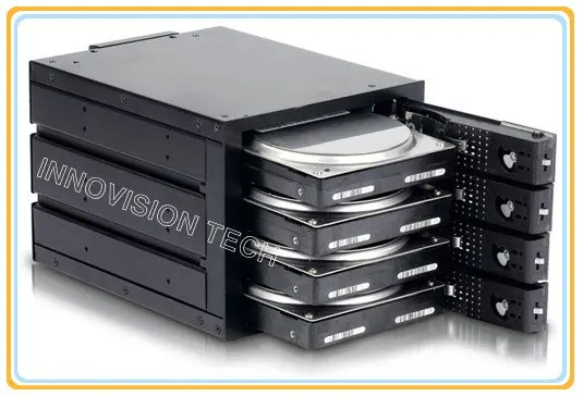 INNO 6204SS 4*3,5 "hot-swap HDD модуль занимают 3*5,25" CD-ROM пространство
