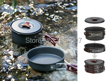 

Fire Maple 1-2 Persons Set Be Cocina Camping Pot Outdoor Cutlery Panelas Camp Cooking Cookware Picnic FMC-203 Only 420g