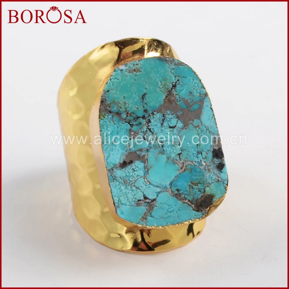 BOROSA 5/10 шт. золотого цвета натуральная медь женское ювелирное изделие Новое