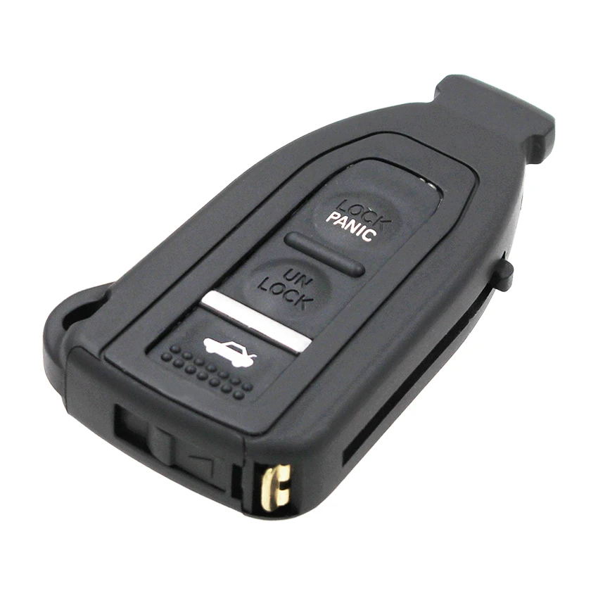 Key Shell Car Key Shell 3 Buttons Smart Prox Remote Key Shell Case Fob with Uncut Blade for Lexus LS430 2002-2006