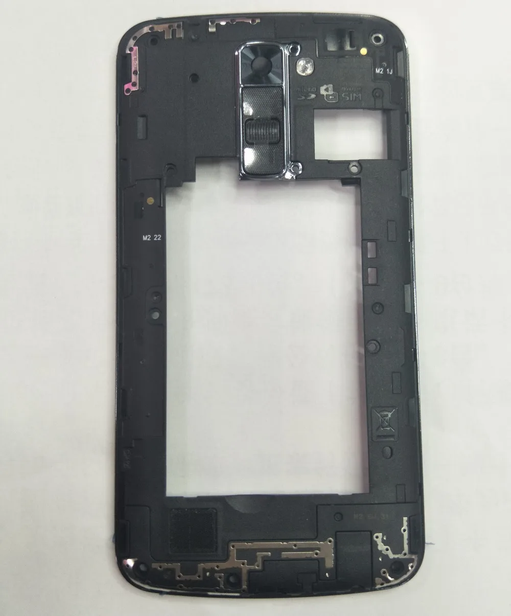ESC корпус средней рамы с пластиной рамка крышка чехол для LG K10 LTE K420N K430 K430DS средняя рамка задняя рамка запасные части