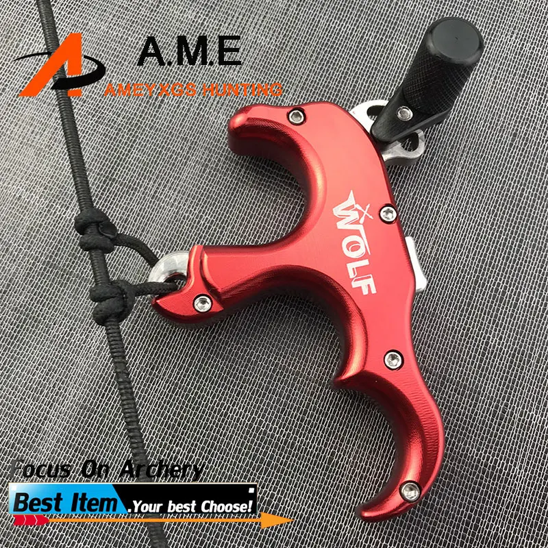 4 Color Automatic Trigger Release for Compound Bow Stainless Steel 1pc