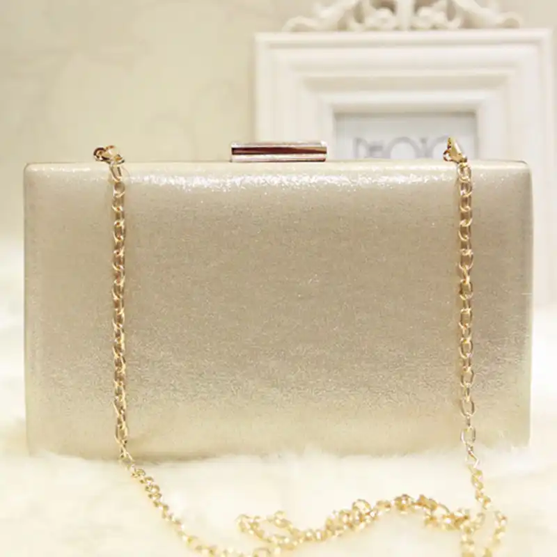 white evening clutch bag