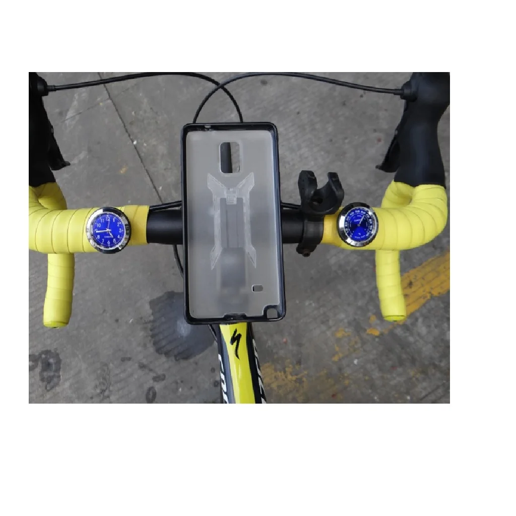 7/8inch - 1inch  Motorcycle Handlebar Mount Dial Clock Watch Thermometer Hygrometer Lens Surface Waterproof Dusproof