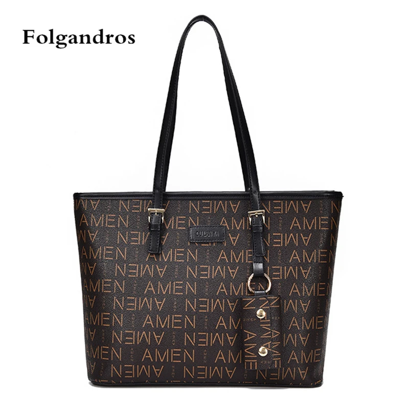 

Famous Designer Totes Fashion Handbag with Keychain Bag Neverful Bags Portable Brief Ol Handbag Print Letter Luxury Brand Louis