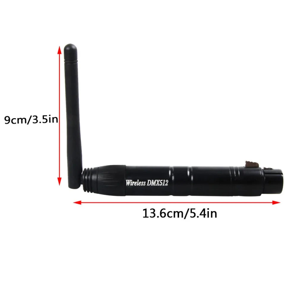 Ceny AUCD 1 zestaw 3 Pin DMX 512 2.4G bezprzewodowy nadajnik WIFI akceptor dla DJ sprzęt sceniczny kontroler odbiornik antena nadawcza