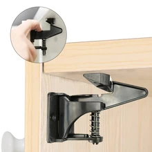 10 шт./лот, невидимый замок для безопасности ребенка, защита от детей, защелка для ящика, защита для детей, ограничитель для шкафа