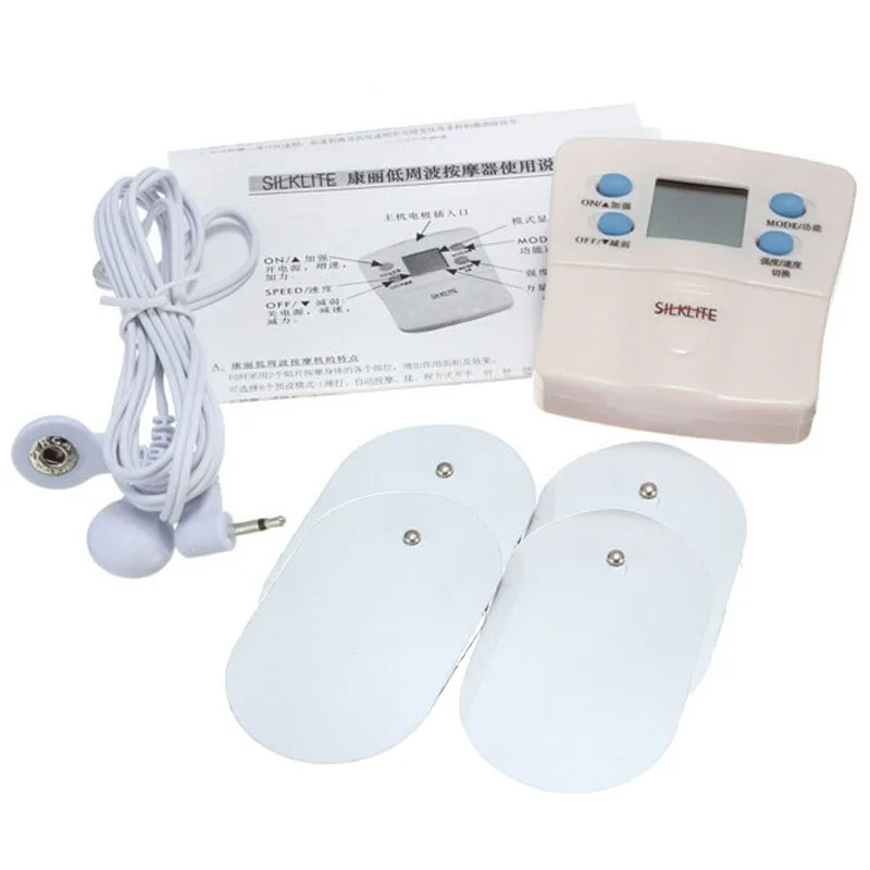 New with 4x pads low frequency portable digital health massage therapy