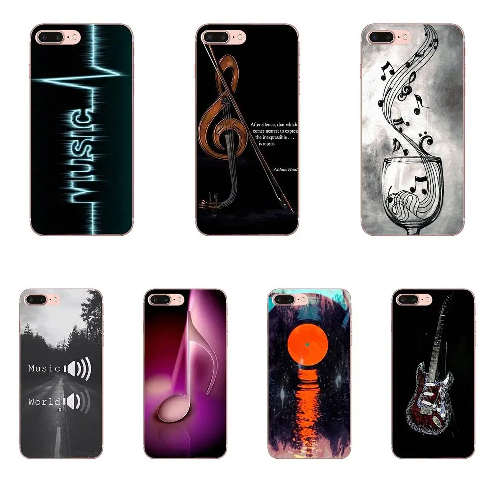 

For Huawei Mate 7 8 9 10 P7 P8 P9 P10 P20 P30 Lite Plus Pro 2017 Soft Cases Skin I Love Music