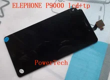 Original Elephone P9000 Front Panel Touch Glass Digitizer Screen with LCD display for p9000 Cell Phone FREE SHIPPING