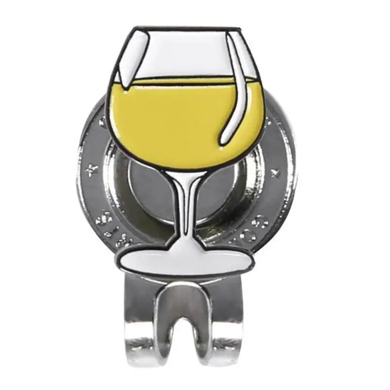 HobbyLane 1 Golf Ball Creative Design Mark Golf Position Plus Magnetic Golf Cap Clip Golf Mark Training Aids Golf Equipment