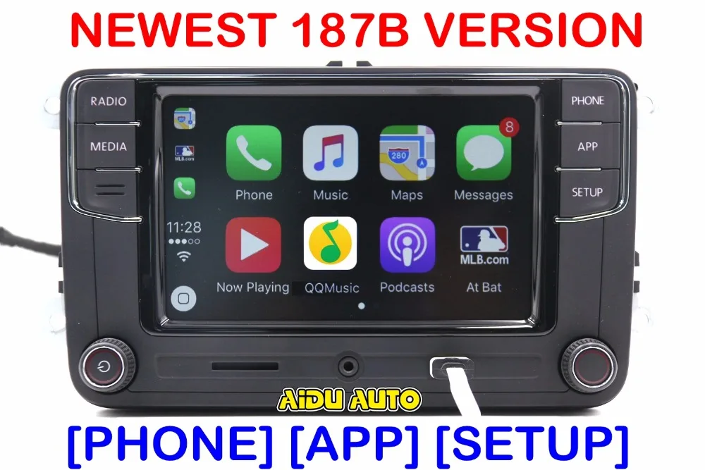 Carplay Desai RCD330 Plus 6.5" MIB Radio CD Player For Golf 5 6 Jetta