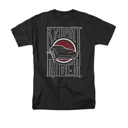 Knight Rider логотип лицензионный, для взрослых футболка футболки с коротким