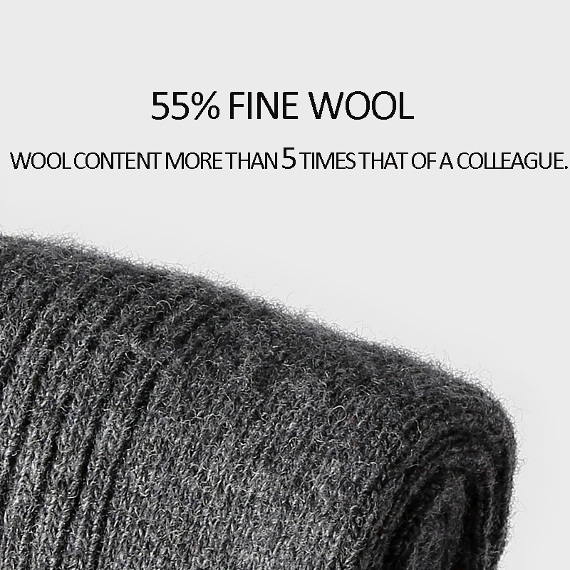 Price VVQI Winter men s wool socks warm floor socks export quality Brand socks business 4packslot black no box