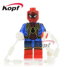 50 шт. PG305 строительные блоки Супер Герои Человек-паук кабель подделать палач саблезут X-men коллекция деталек игрушки для детей