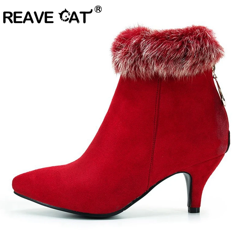 red feather boots