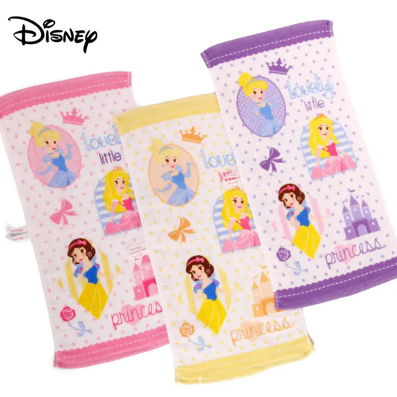 

Disney Princess series small cute children's towel cotton baby 25*50CM gauze towel cute cartoon wash towel
