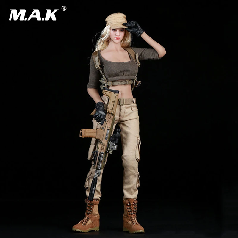 Игрушки 1/6 женский костюм для стрельбы одежда F тело 12 дюймов бледная кожа экшн