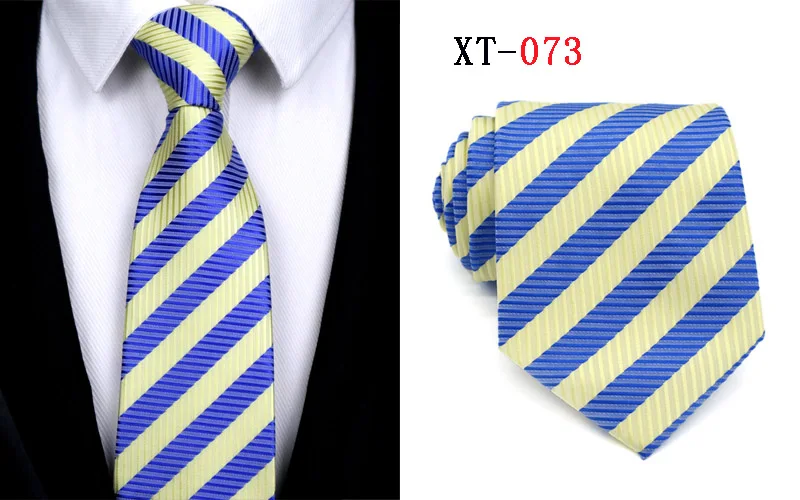 Классический 8 см галстук-платок мужской свадебный в полоску галстук мужской роскошный галстук ЖАККАРДОВЫЙ галстук для деловой свадебной