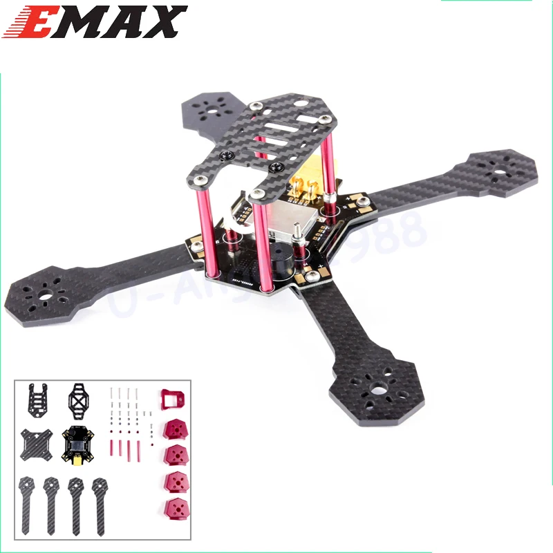 

Emax Nighthawk X5 200mm High Speed Carbon Fiber Frame Kit 5mm Arm with PDB for DIY Racing Drone Free Style