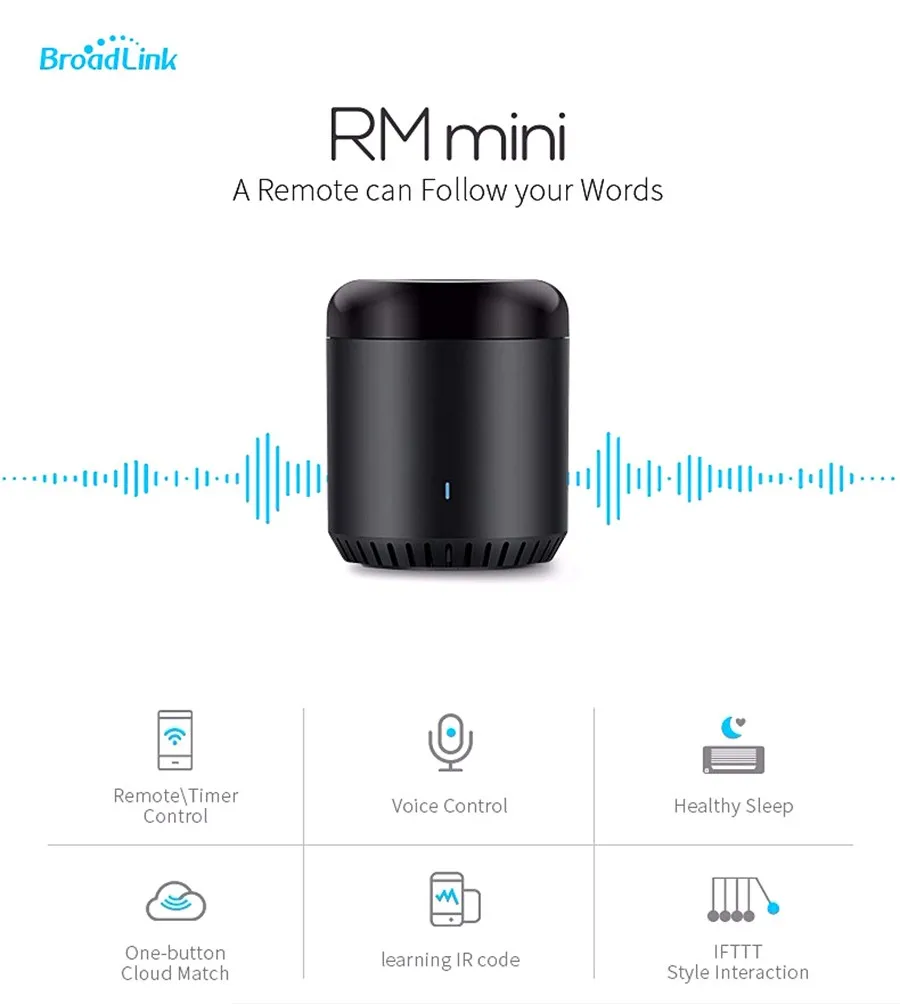 1 Original Broadlink RM Mini3 WIFI Controller Smart Home Automation Universal Intelligent WiFiIR4G Wireless Remote By Cellphone