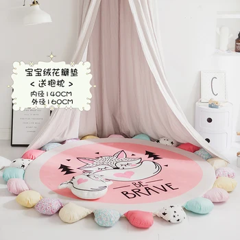 

145cm 2018 High Quality Acrylic Captain Round Rugs Living Room Doormat Cartoon Carpets Door Floor Mat for Bedroom Carpet Kids